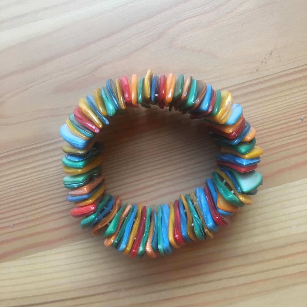 Rainbow Hawaiian Shell Bracelet